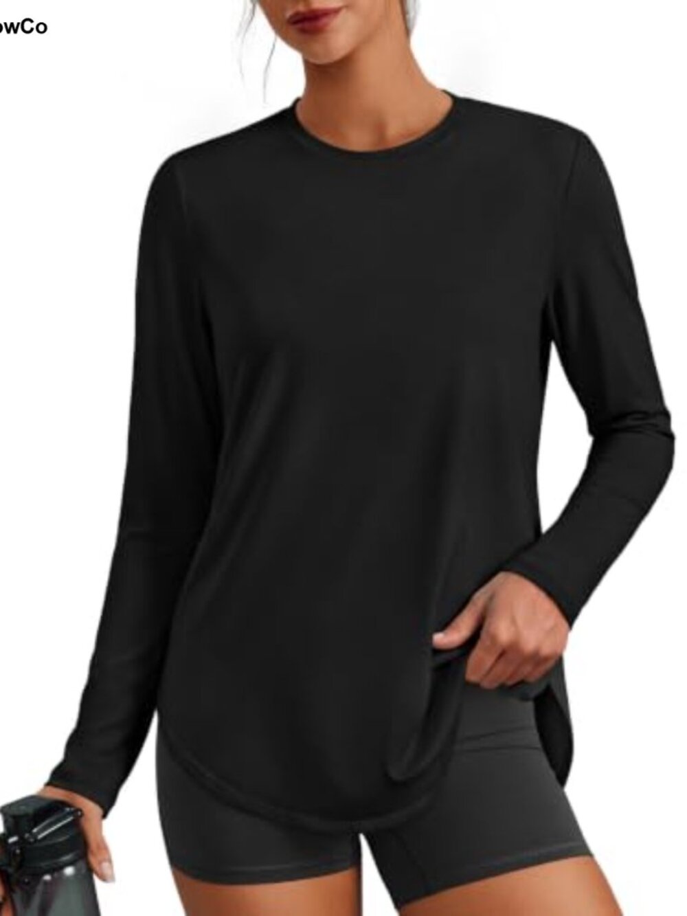 Women's Long Sleeve Workout Top UPF 50+ Quick Dry Athletic Shirt Gym Running